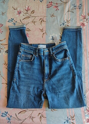 Bershka yüksek bel jeans kot pantolon