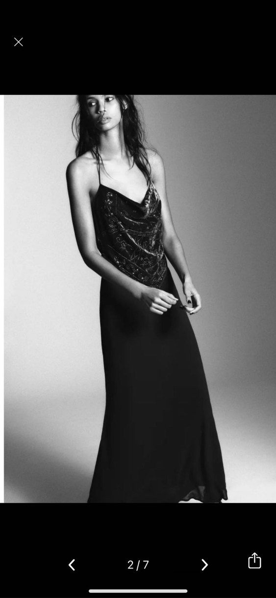 Siyah İşlemeli Uzun Straplez Büstiyer - Görsel 2