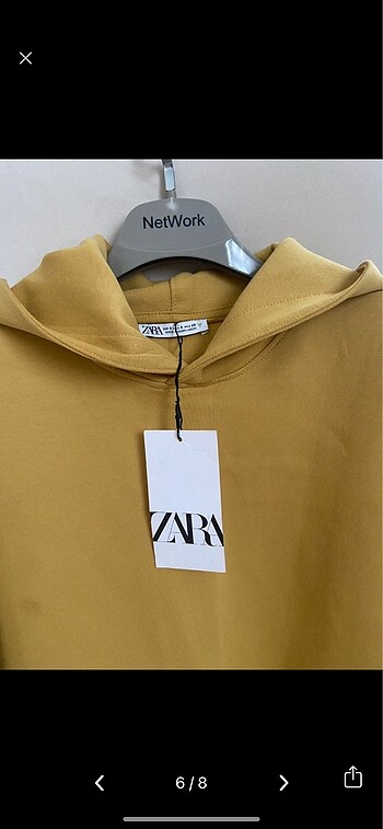 s Beden sarı Renk Zara sweatshirt