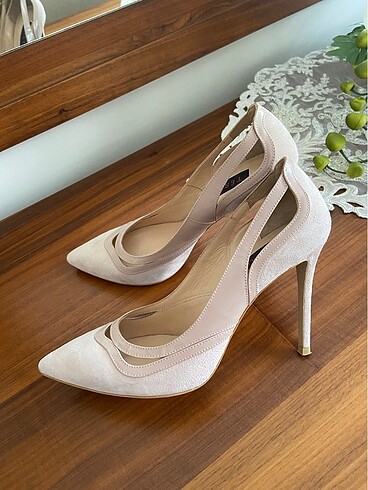 Tergan hakiki deri stiletto