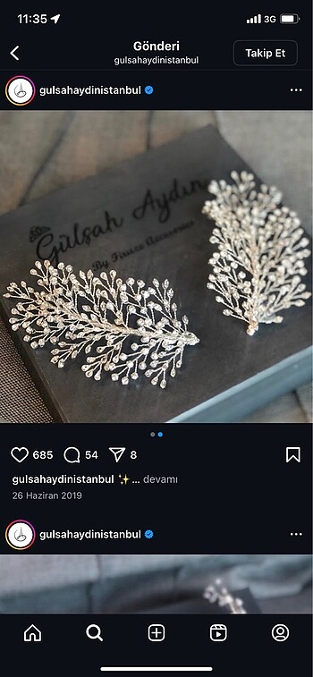 gülşah aydın saç tokası