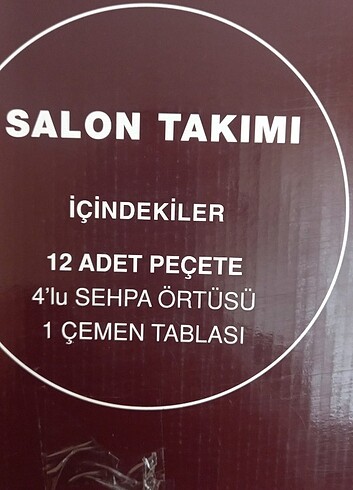  Beden Dantal salon takimi