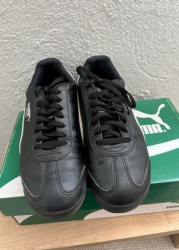 Puma Roma Siyah Beyaz Kadın Spor Ayakkabı - Görsel 2