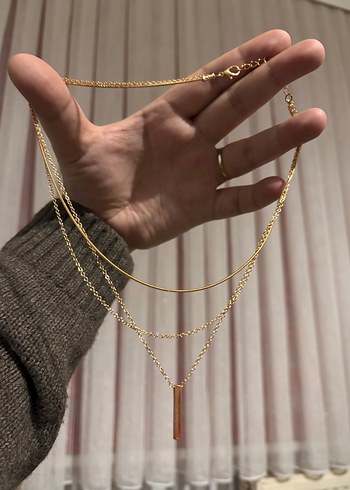 3 lü birleşik kolye - Görsel 2