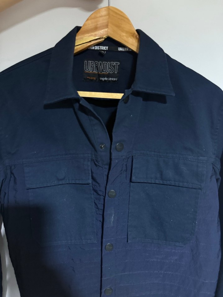 Erkek Lacivert Denim Gömlek - Görsel 2