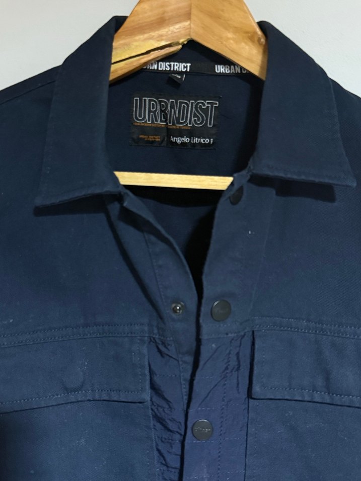 Erkek Lacivert Denim Gömlek - Görsel 4