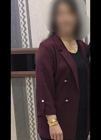 44 Beden bordo Renk Ceket
