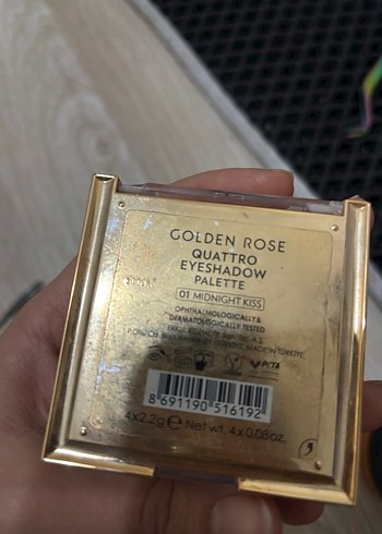 Golden Rose 4'lü Altın Tonlu Far Paleti - Görsel 3