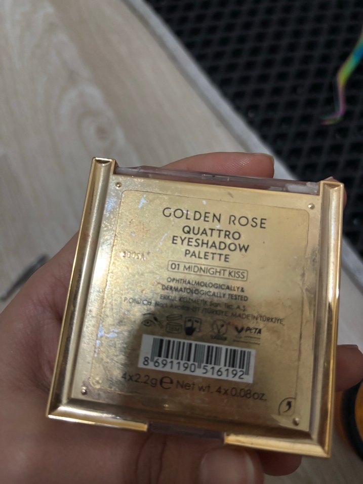 Golden Rose 4'lü Altın Tonlu Far Paleti - Görsel 3