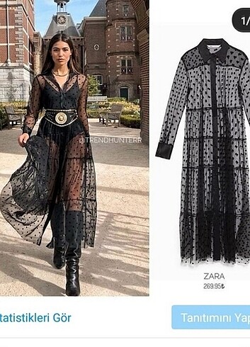 Zara Zara tül elbise