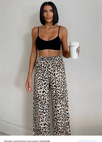 Mango leopar pantolon 