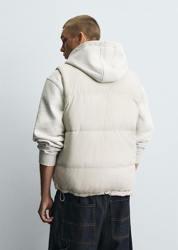 Zara Erkek Kolsuz Yüksek Yakalı Yelek - Görsel 4