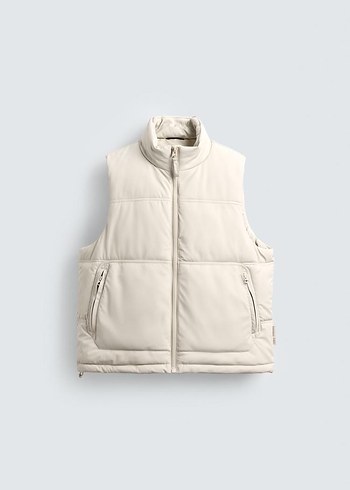 Zara Erkek Kolsuz Yüksek Yakalı Yelek - Görsel 3