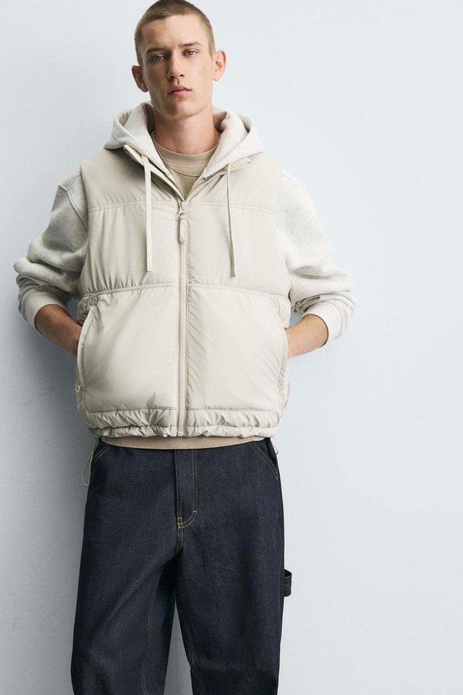 Zara Erkek Kolsuz Yüksek Yakalı Yelek - Görsel 2