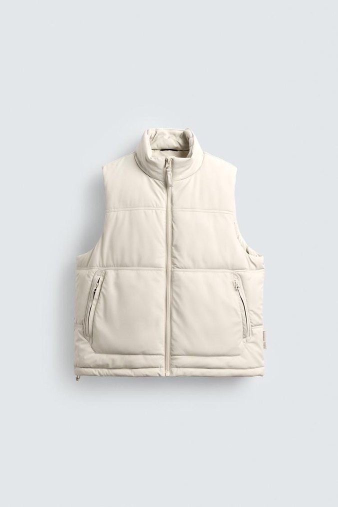 Zara Erkek Kolsuz Yüksek Yakalı Yelek - Görsel 3