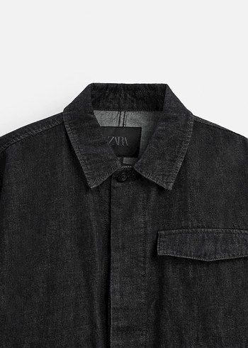 ZARA ORİJİNAL KOT CEKET - Görsel 7