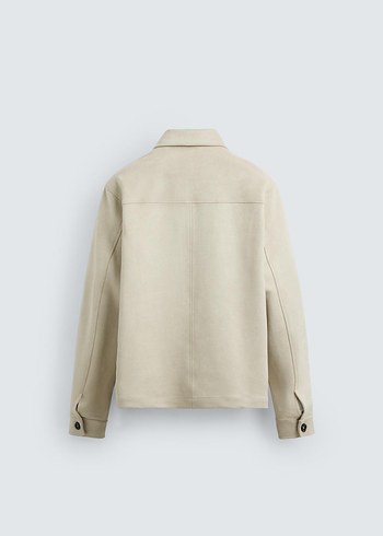 Zara Bej Düğmeli Erkek Ceket - Görsel 6
