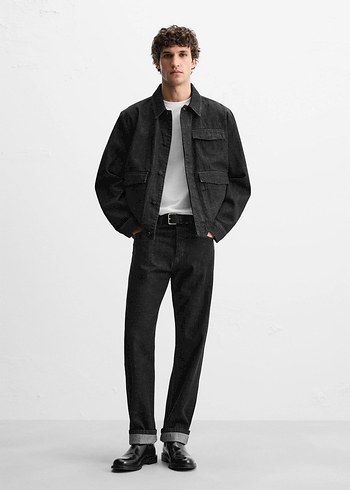 ZARA ORİJİNAL KOT CEKET - Görsel 2