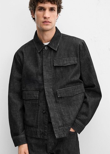 ZARA ORİJİNAL KOT CEKET - Görsel 4