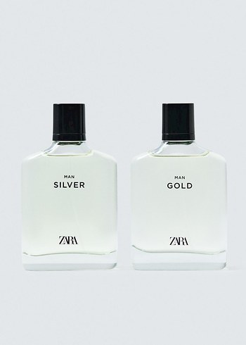 Zara Silver ve Gold Erkek Parfüm Seti - Görsel 2