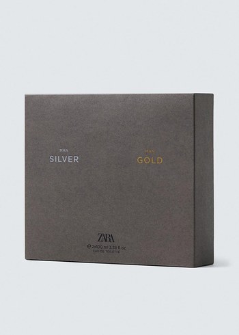 Zara Man Silver ve Gold Parfüm Seti - Görsel 2