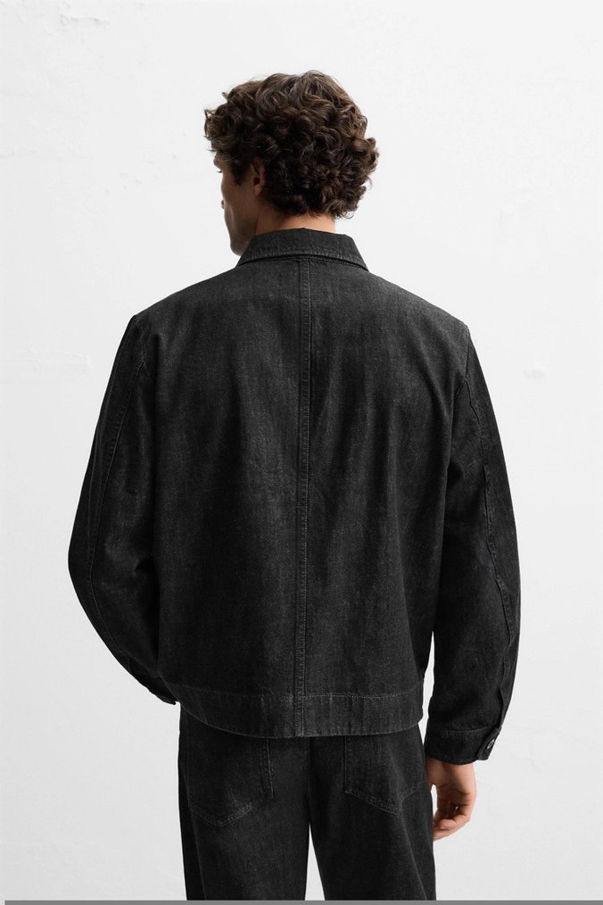 ZARA ORİJİNAL KOT CEKET - Görsel 3