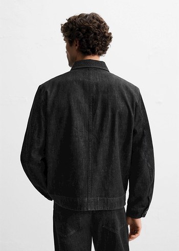 ZARA ORİJİNAL KOT CEKET - Görsel 3