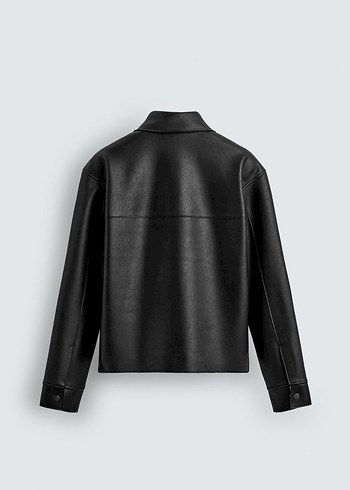 ZARA ORİJİNAL SUNİ DERİ CEKET - Görsel 7