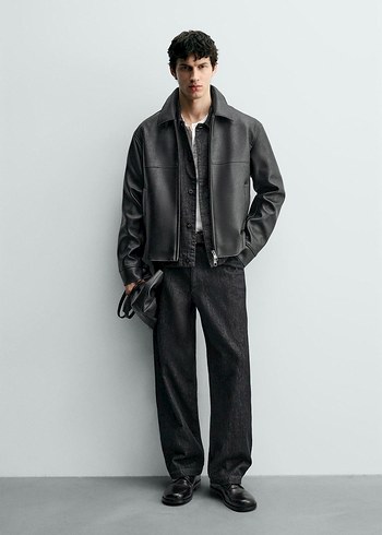 ZARA ORİJİNAL SUNİ DERİ CEKET - Görsel 3