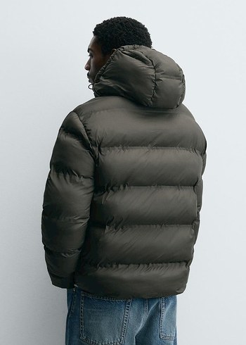 ZARA SU GEÇİRMEZ KAPÜŞONLU ŞİŞME MONT - Görsel 5