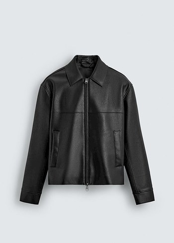 ZARA ORİJİNAL SUNİ DERİ CEKET - Görsel 6