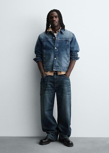 ZARA ORİJİNAL KOT CEKET - Görsel 2