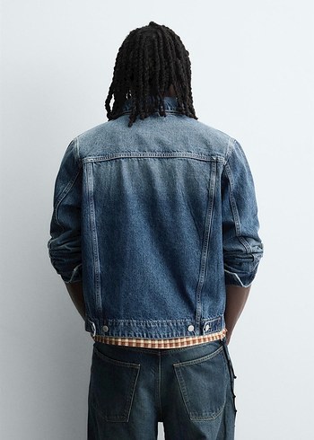 ZARA ORİJİNAL KOT CEKET - Görsel 4