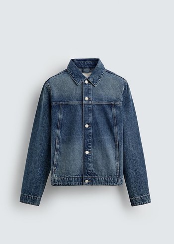 ZARA ORİJİNAL KOT CEKET - Görsel 7