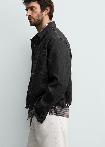 Zara Orijinal Denim Ceket - Görsel 5