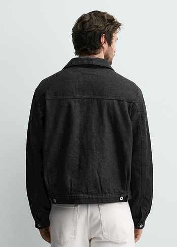 Zara Orijinal Denim Ceket - Görsel 3