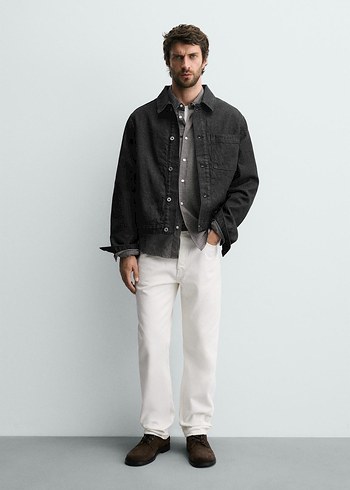 Zara Orijinal Denim Ceket - Görsel 2