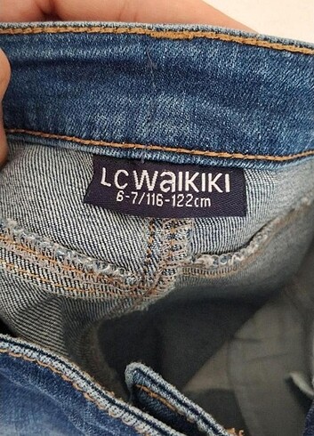 6 Yaş Beden lacivert Renk Kot etek 6-7 yaş lcw