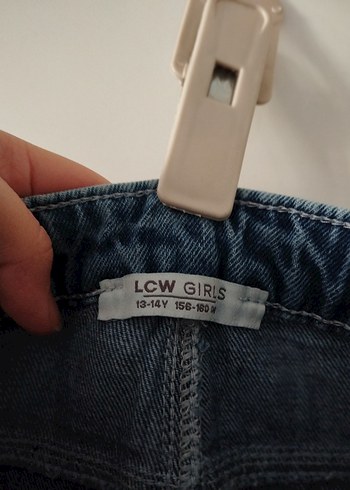 Bol Kesim Midi Mavi Denim Jean - Görsel 2