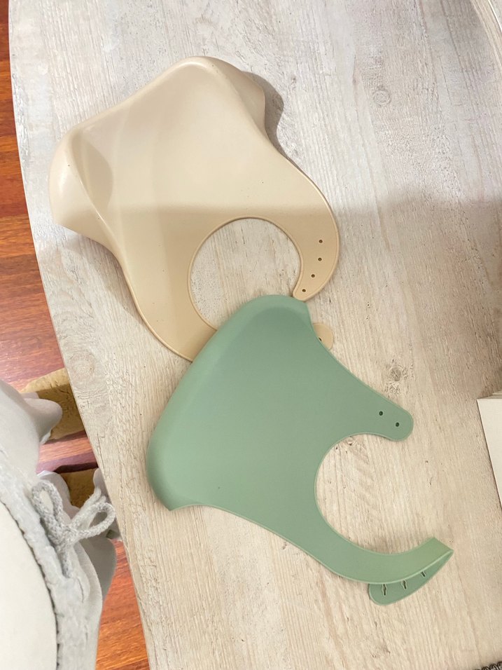 Pastel Bej Bebek Mama Önlüğü - Görsel 4