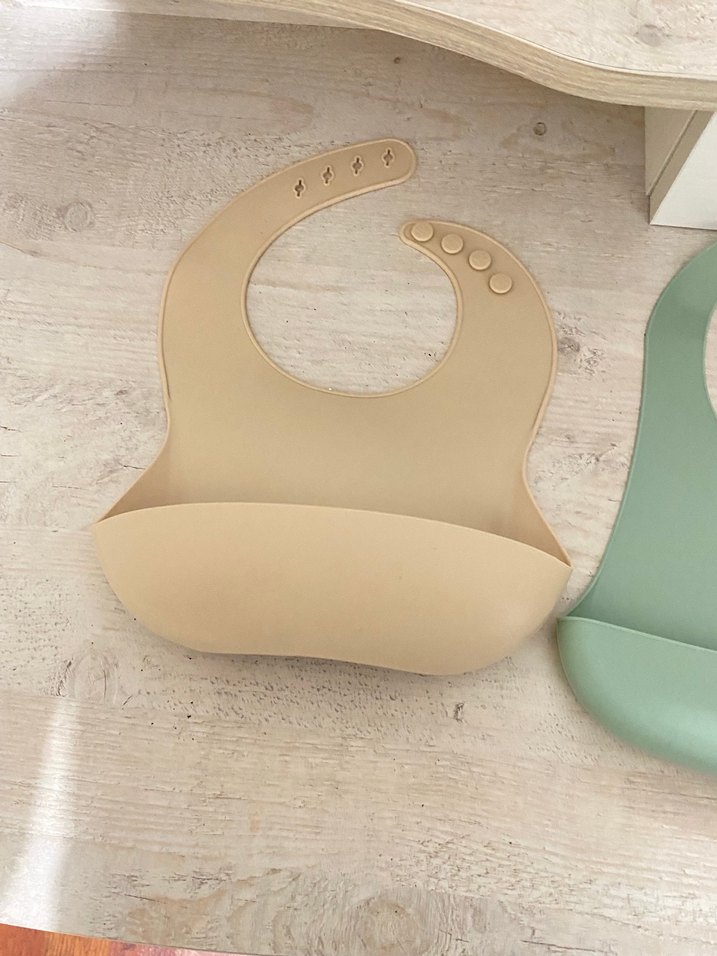 Pastel Bej Bebek Mama Önlüğü - Görsel 3