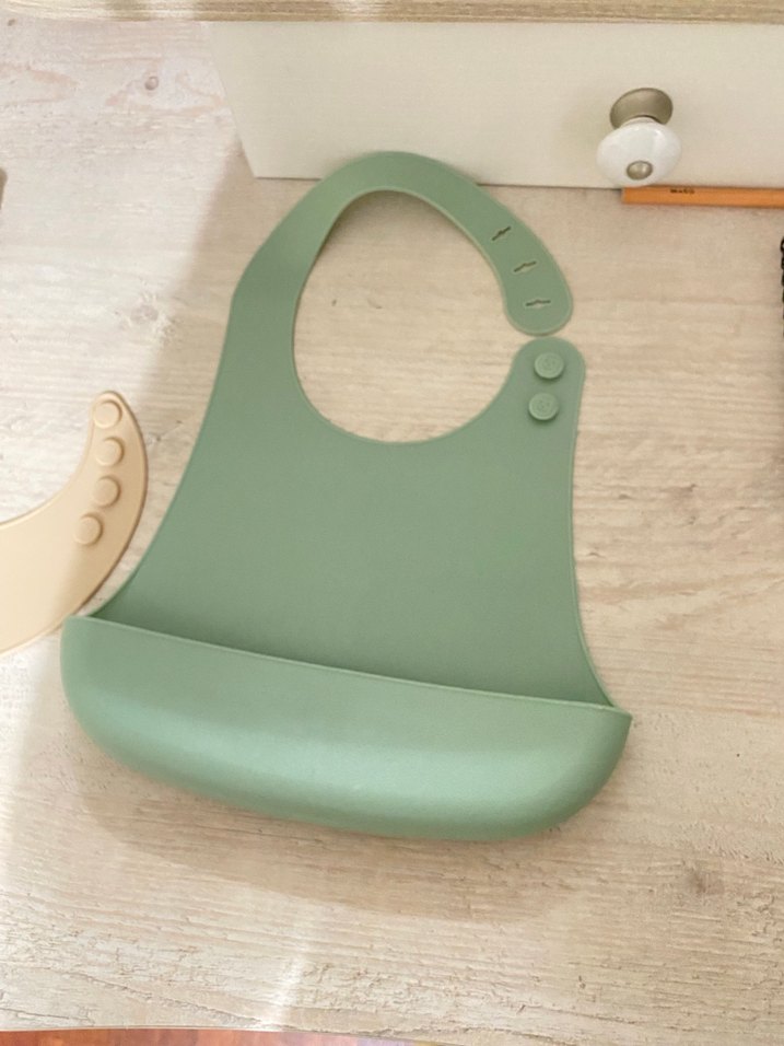 Pastel Bej Bebek Mama Önlüğü - Görsel 2