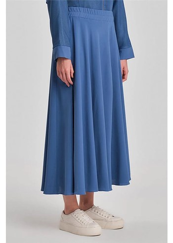 Armine Kapüşonlu, Salaş Kesim, Mavi Kadın etekli takım - Görsel 3