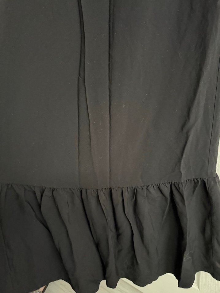 Armine Uzun Kollu Siyah Uzun Elbise - Görsel 3