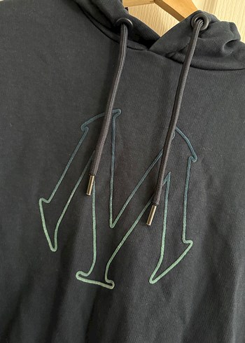 Mavi marka Gri Kapüşonlu Baskılı Sweatshirt - Görsel 2