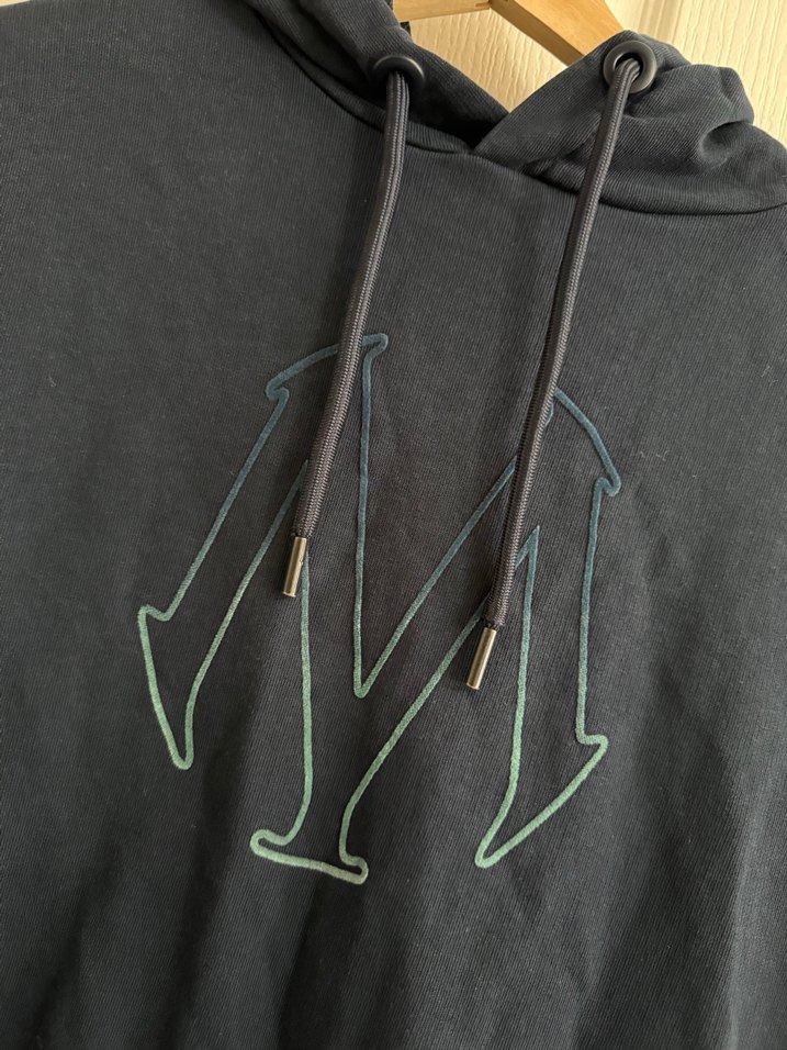 Mavi marka Gri Kapüşonlu Baskılı Sweatshirt - Görsel 2