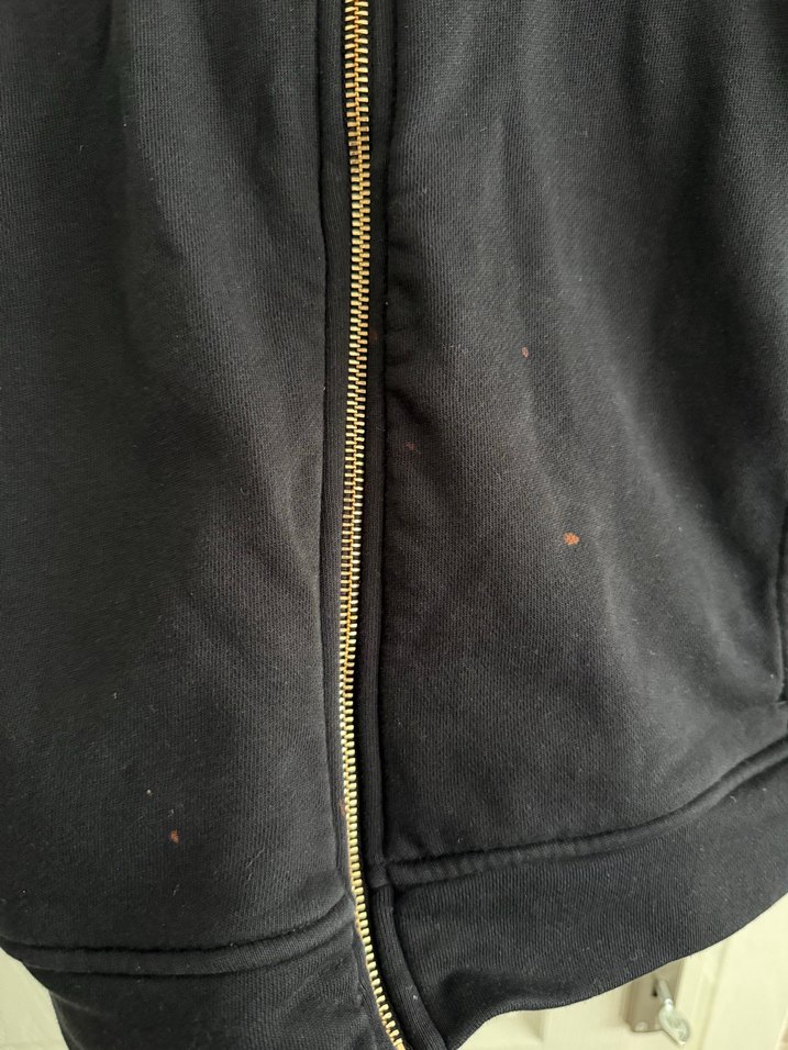 Siyah Fermuarlı USPA Kadın Sweatshirt - Görsel 2