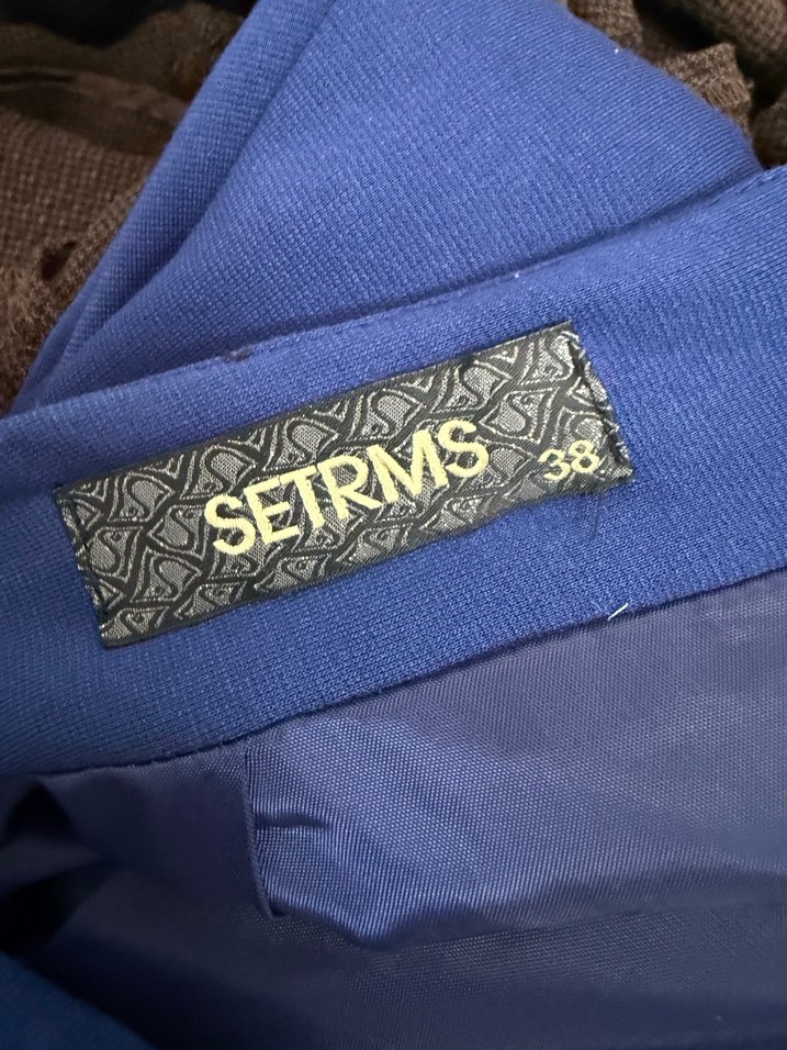 Setrms Kadın Mavi Uzun Etek - Görsel 3