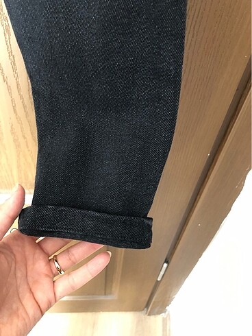 xs Beden siyah Renk Dilvin marka eksitmeli siyah jean