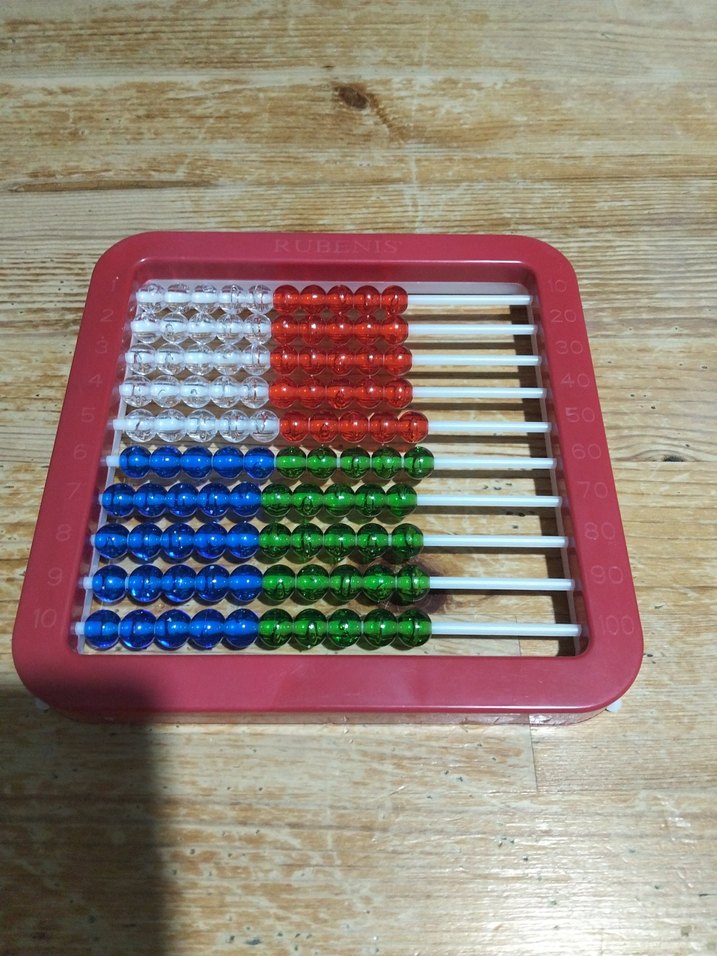 Renkli Boncuklu Eğitici Abaküs Oyuncak - Görsel 2